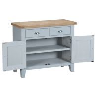 See more information about the Lighthouse Sideboard Grey & Oak 2 Door 2 Drawer